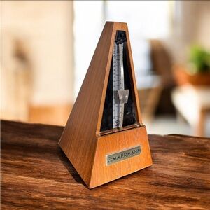 Vintage Wittner/ Wooden Pyramid Metronome - Brown
